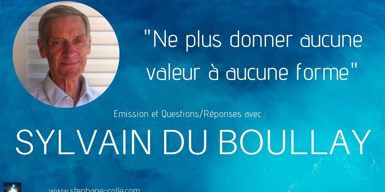 25/03/2020 Sylvain du Boullay – “Ne plus donner aucune valeur à aucune forme” – Questions/Réponses en direct