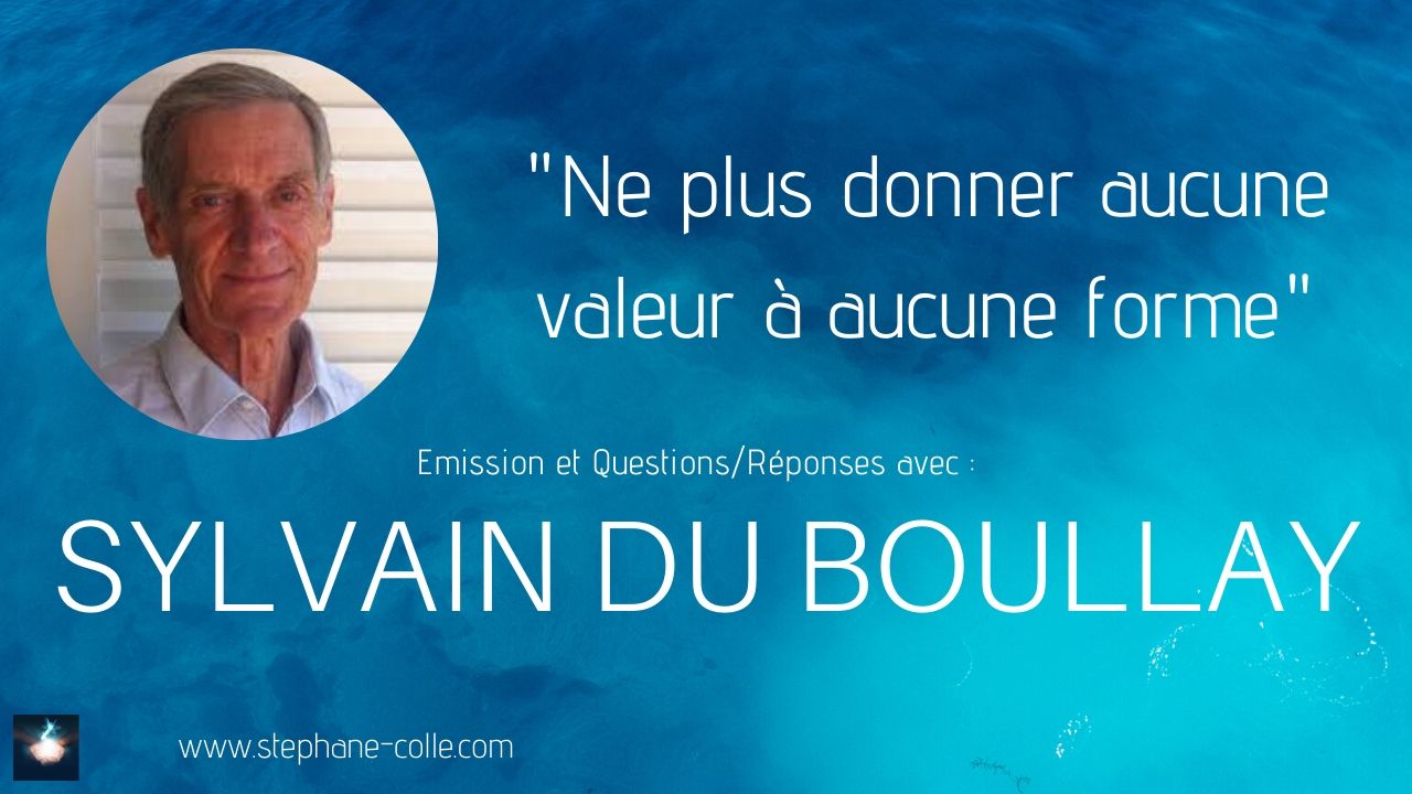 25/03/2020 Sylvain du Boullay – “Ne plus donner aucune valeur à aucune forme” – Questions/Réponses en direct