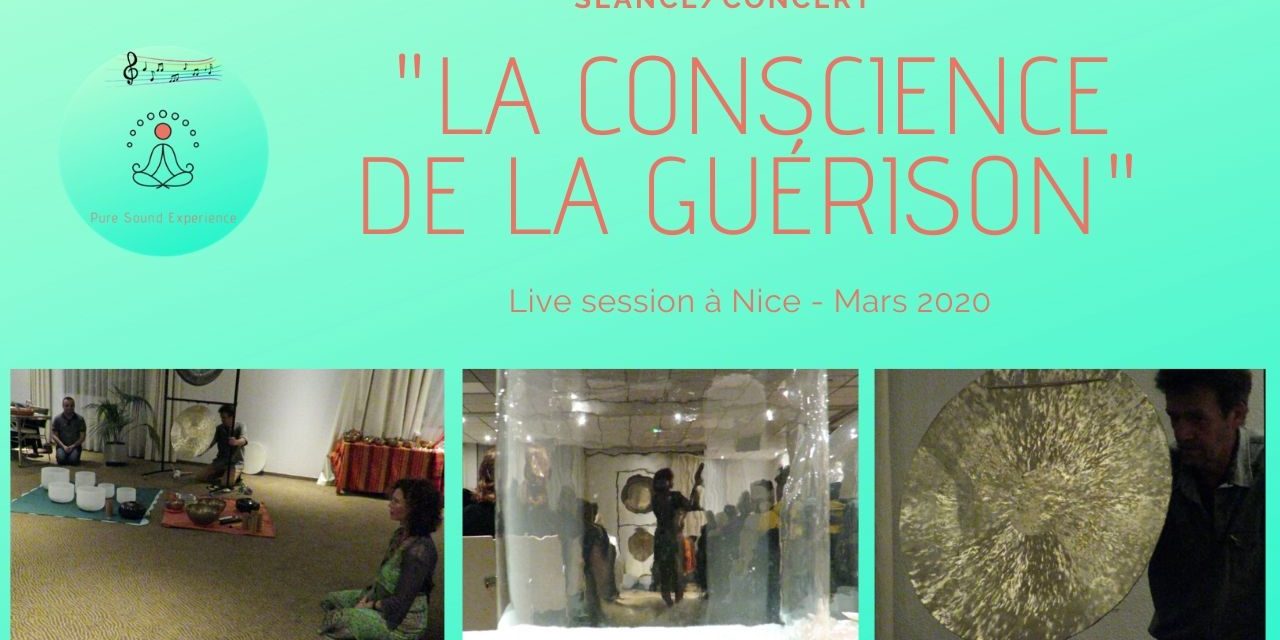 Vidéo : Séance – Concert : « la conscience de la guérison » – Gong – Bols de cristal – Kigonki – Tambours