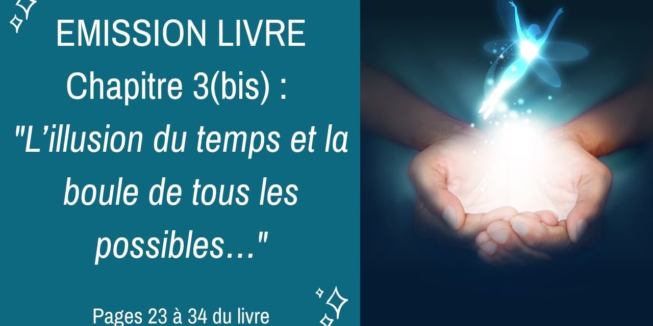 20/05/2020  : Emission membres lecteurs du livre No 3(bis) : L’illusion du temps et la boule de tous les possibles… Pages 23 à 34