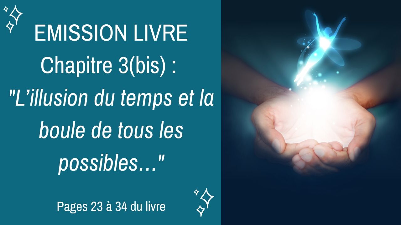 20/05/2020  : Emission membres lecteurs du livre No 3(bis) : L’illusion du temps et la boule de tous les possibles… Pages 23 à 34