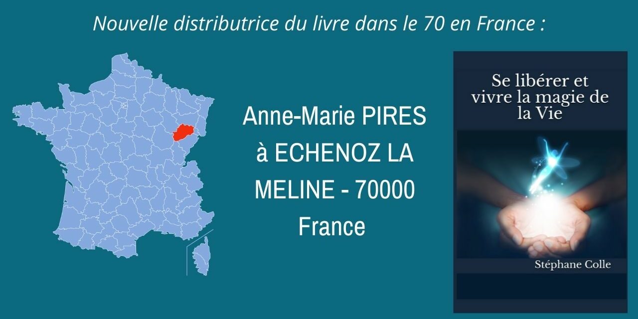 Nouvelle distributrice du livre en France dans le département 70…