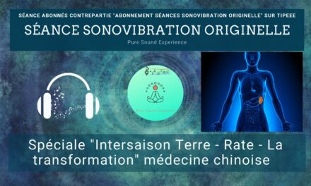 21/07/2021 Séance SonoVibration Originelle spéciale “Intersaison – Terre – Rate – la transformation”