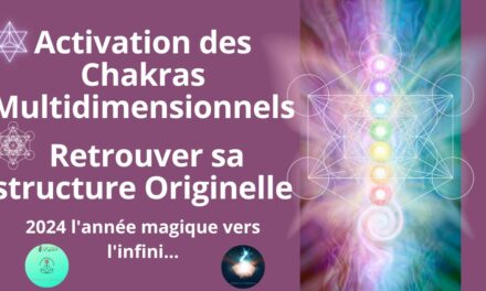 11/1/2024 Activation Chakras Multidimensionnels  – 2024 l’année magique vers l’infini…